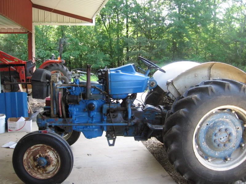 Ford 4000 tractor engine rebuild Golden Triangle Jeep Club